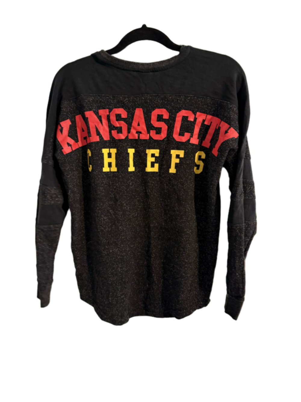 Kansas City Chiefs NFL Spirit Jersey Long Sleeve Shirt Small